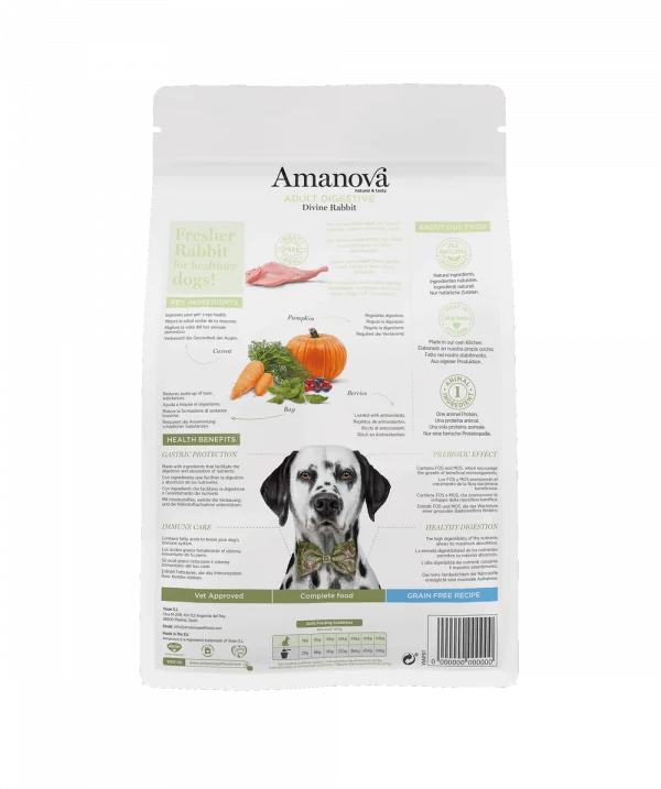 Amanova Adult Digestive Divine Rabbit - Imagen 2
