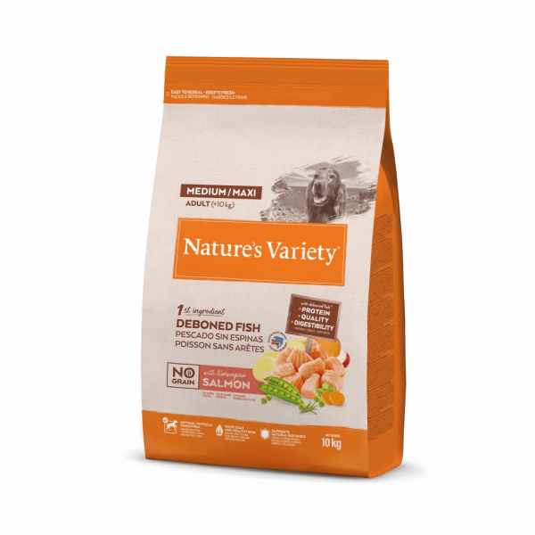Nature's Variety NG Adult med/maxi Salmón noruego