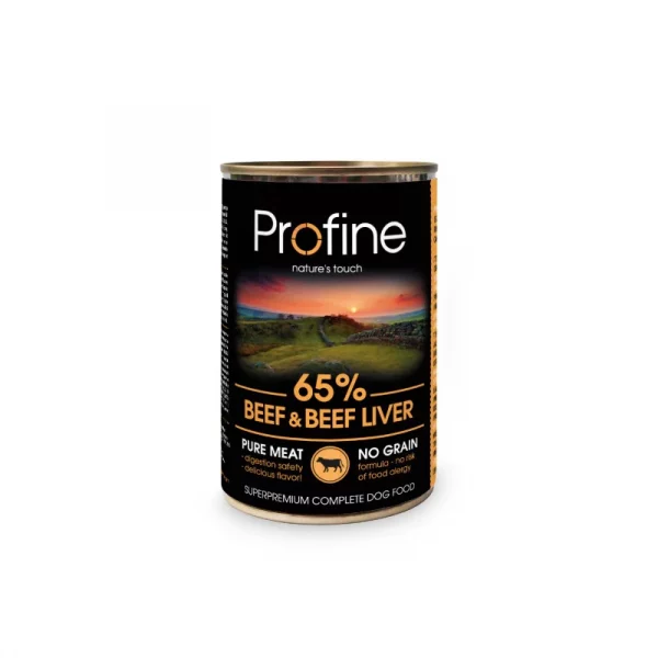 Profine lata 65% Ternera con Hígado 400g.