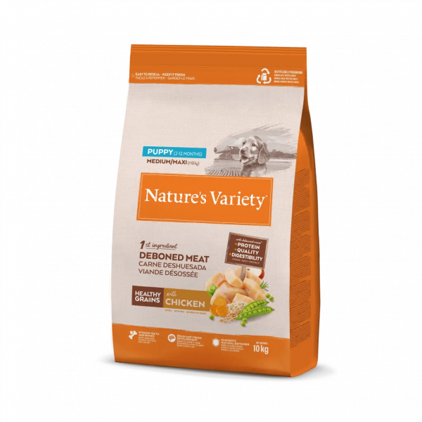 Nature's Variety Puppy med/maxi Pollo campero