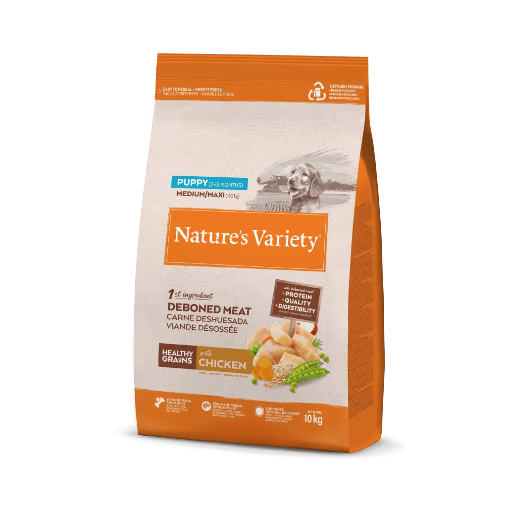 Nature's Variety Puppy med/maxi Pollo campero