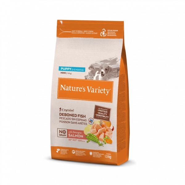 Nature's Variety NG Puppy mini Salmón Noruego