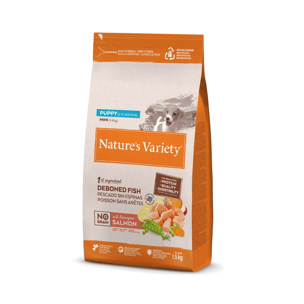 Nature's Variety NG Puppy mini Salmón Noruego