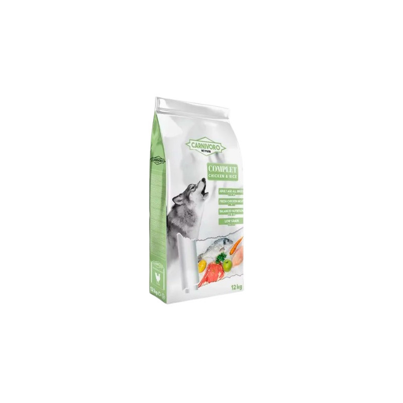 Carnivoro Complet Pollo y Arroz 12kg