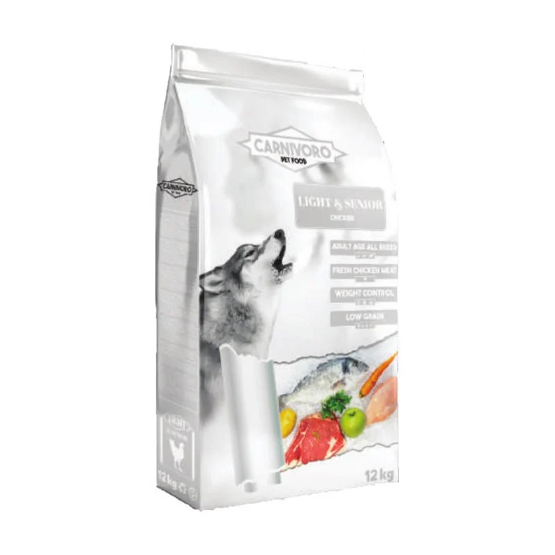 Carnivoro Light y Senior Pollo desgrasado 12kg