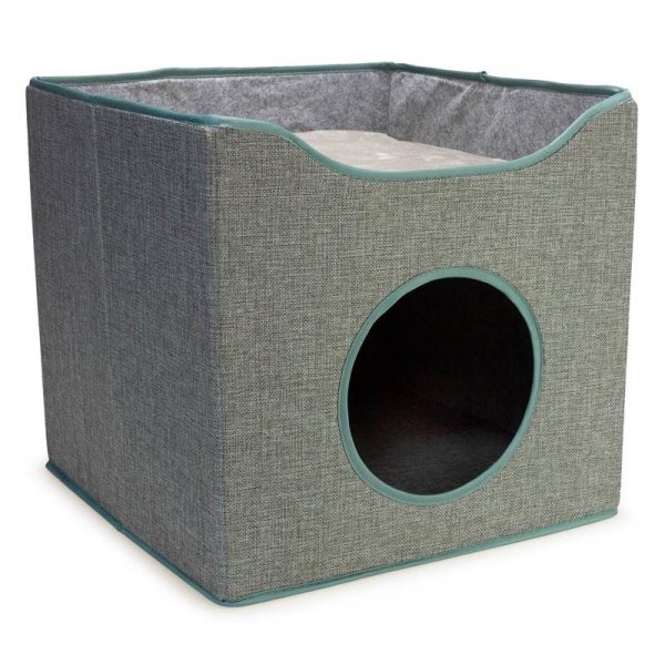 Cueva con rascador "Yakson" 39 x 39 x 38 cm