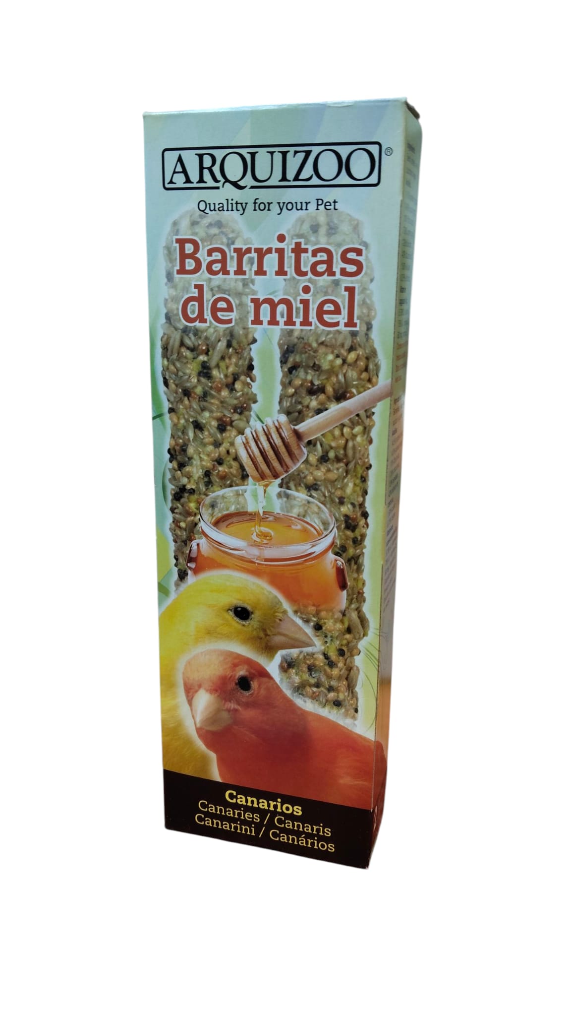 Barritas de miel para canarios