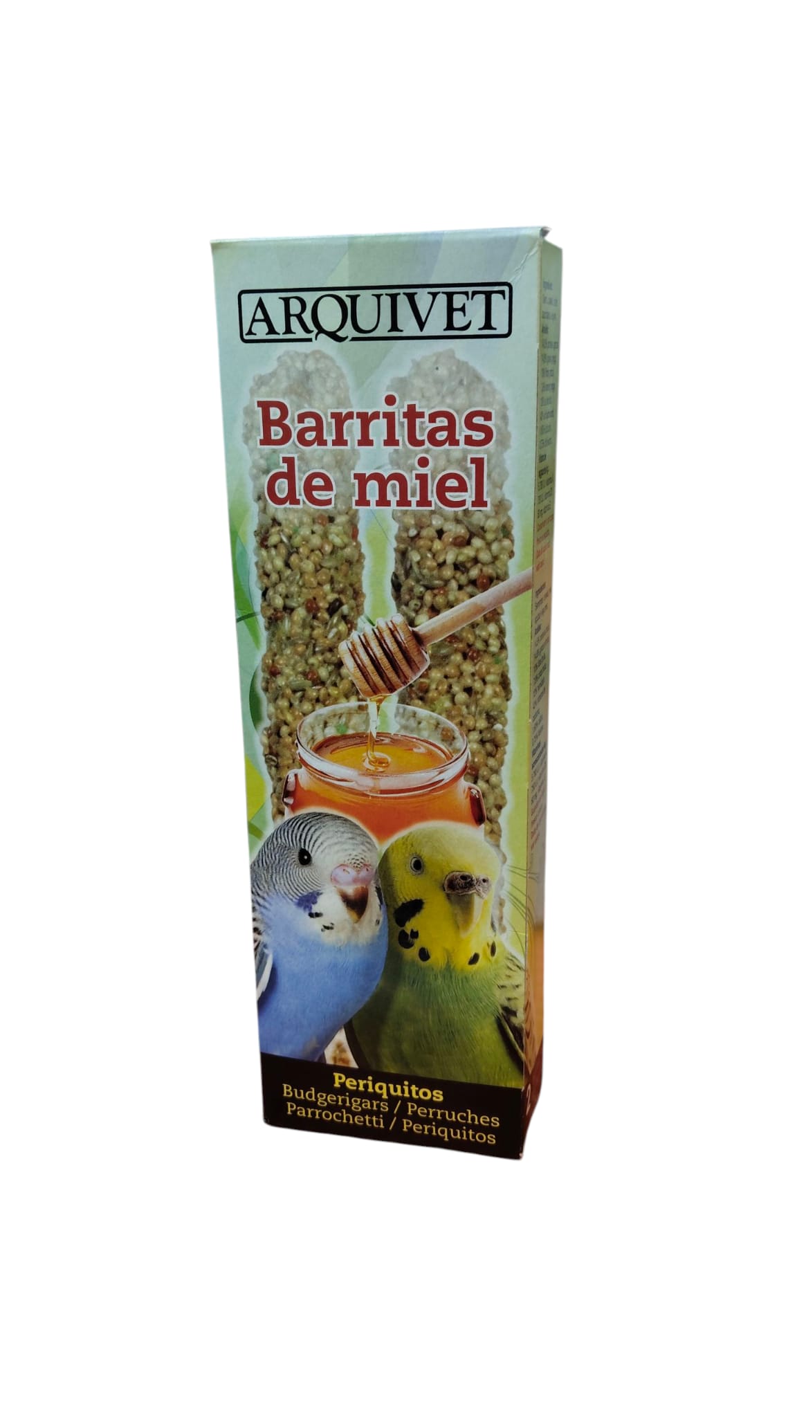 Barritas de miel para periquitos